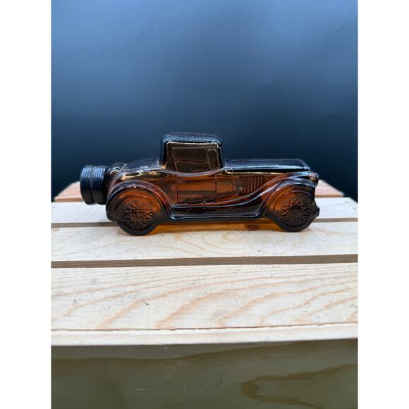 Vintage Brown Avon Sterling Six Car Leather After Shave Bottle – 7 oz - Picture 2 of 7